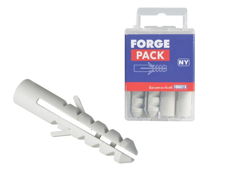 ForgeFix Nylon Expansion Wall Plug Rimless M12 x 60mm Forge Pack 8 FORFPRIM1260