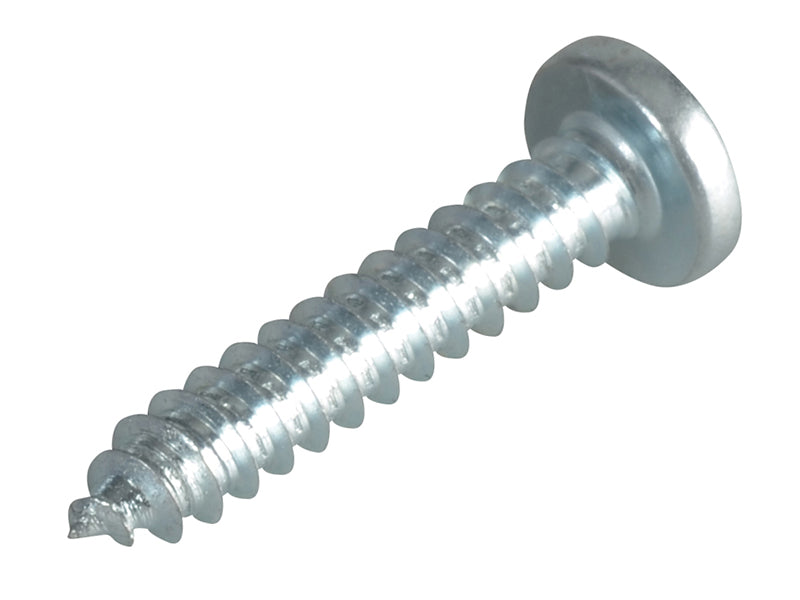 ForgeFix Self-Tapping Screw Pozi Compatible Pan Head ZP 1in x 10 ForgePack 15 FORFPS110Z
