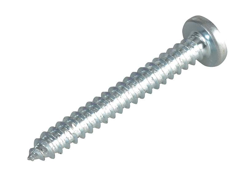 ForgeFix Self-Tapping Screw Pozi Compatible Pan Head ZP 1.1/2in x 10 ForgePack 10 FORFPS11210Z