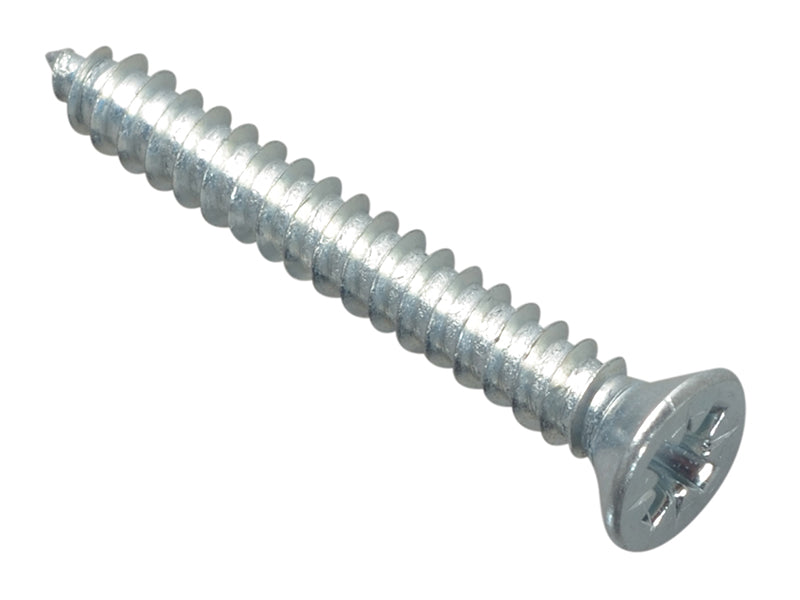 ForgeFix Self-Tapping Screw Pozi Compatible Pan Head ZP 1.1/4in x 8 ForgePack 20 FORFPS1148Z