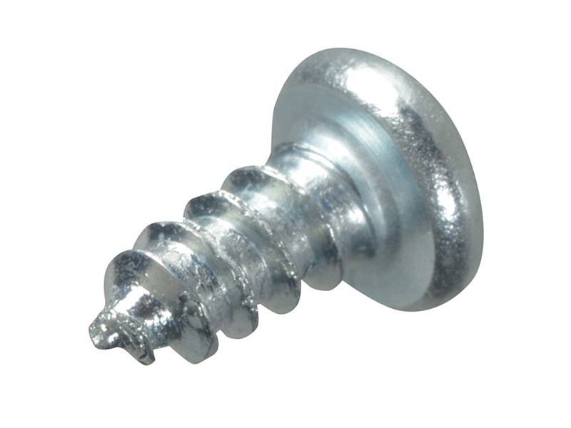 ForgeFix Self-Tapping Screw Pozi Compatible Pan Head ZP 1/4in x 4 ForgePack 80 FORFPS144Z