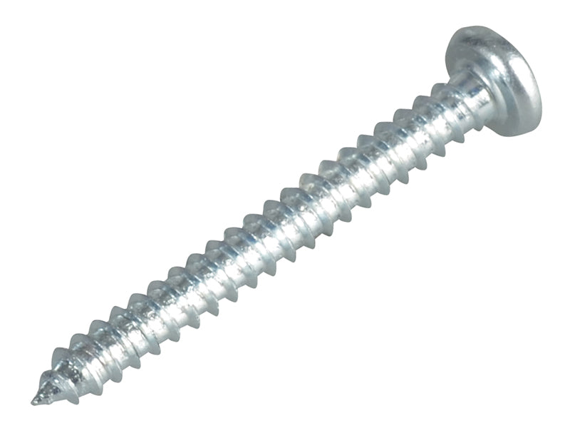 ForgeFix Self-Tapping Screw Pozi Compatible Pan Head ZP 1in x 4 ForgePack 40 FORFPS14Z
