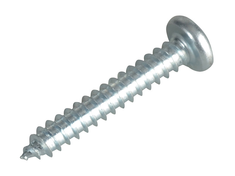 ForgeFix Self-Tapping Screw Pozi Compatible Pan Head ZP 1in x 8 ForgePack 25 FORFPS18Z
