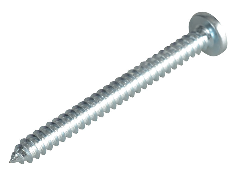 ForgeFix Self-Tapping Screw Pozi Compatible Pan Head ZP 2in x 10 ForgePack 8 FORFPS210Z