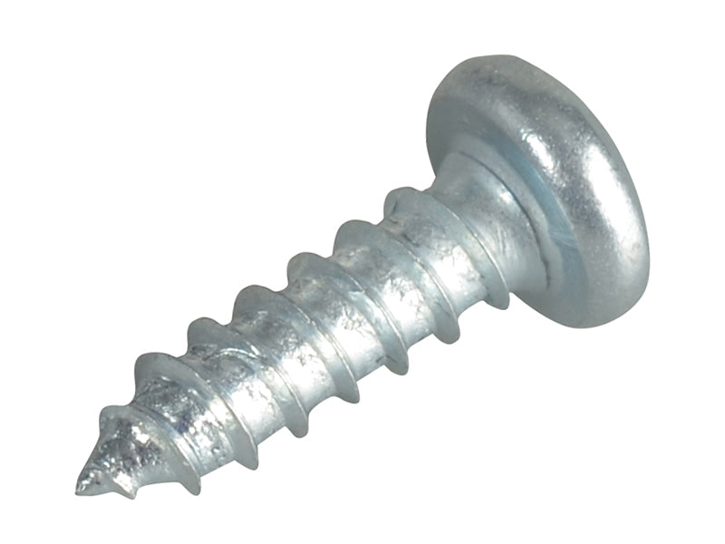 ForgeFix Self-Tapping Screw Pozi Compatible Pan Head ZP 3/8in x 4 ForgePack 80 FORFPS384Z