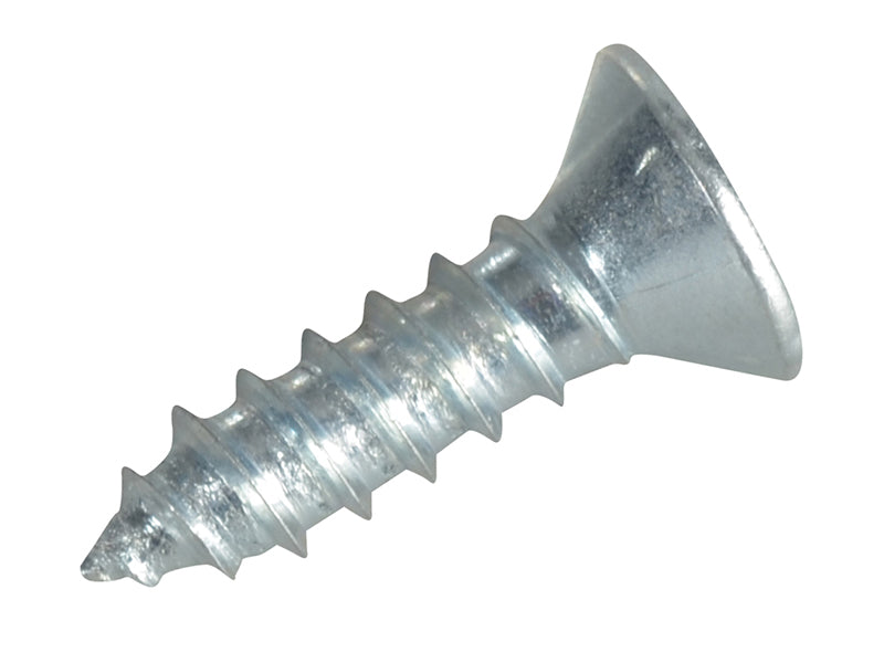 ForgeFix Self-Tapping Screw Pozi Compatible CSK ZP 1/2in x 6 ForgePack 40 FORFPSC126Z