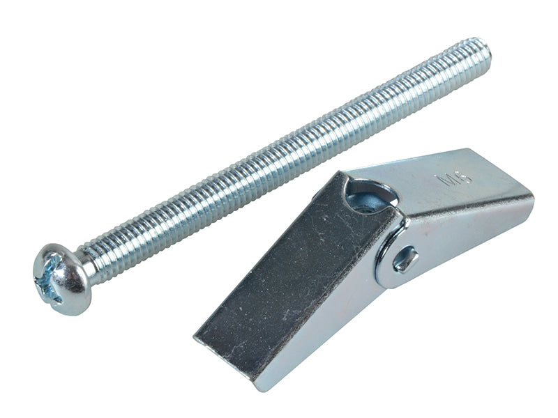ForgeFix Plasterboard Spring Toggle ZP M6 x 75mm ForgePack 4 FORFPTOG675