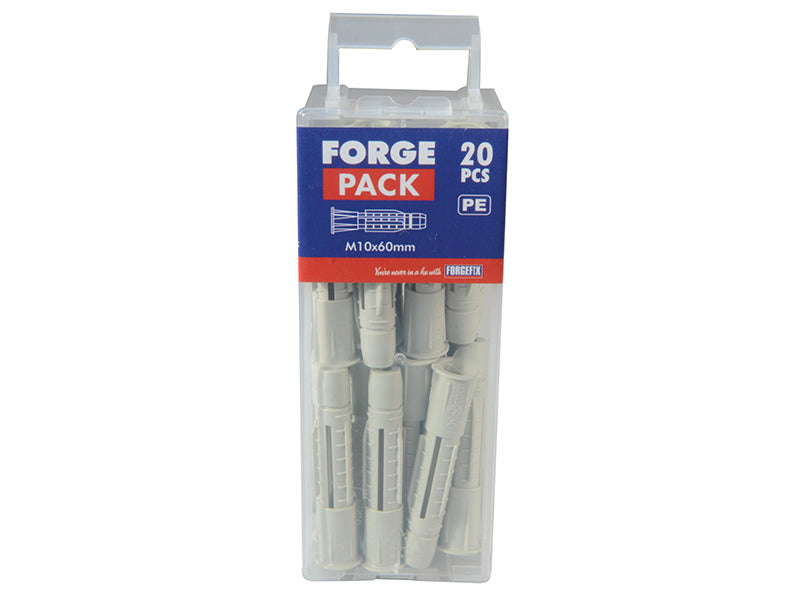 ForgeFix Universal Fixing Plug M10 x 60mm ForgePack 10 FORFPUFP1060