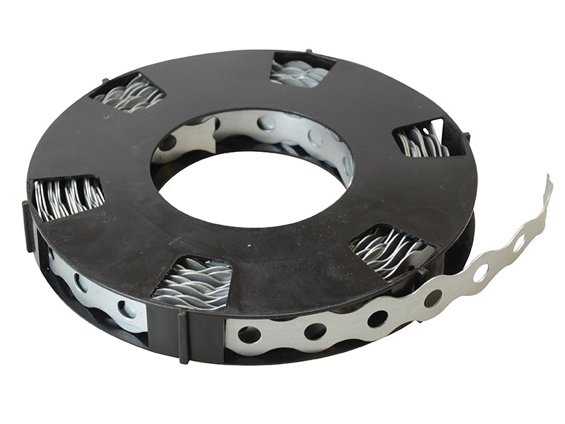ForgeFix Contractors Galvanised Fixing Band Medium Duty 17mm x 0.7 x 10m Box 1 FORGB17
