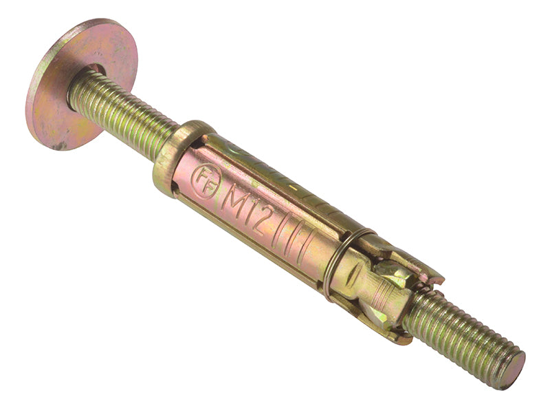 ForgeFix Masonry Anchor Bolt Loose ZYP M12 x 25mm Bag 5 FORLB1225M