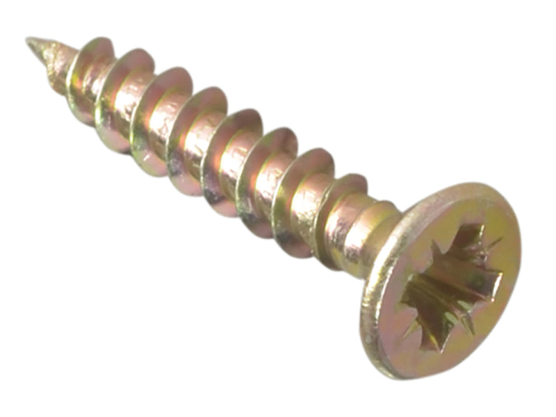 ForgeFix Multi-Purpose Pozi Compatible Screw CSK ST ZYP 3.0 x 20mm Box 200 FORMPS320Y
