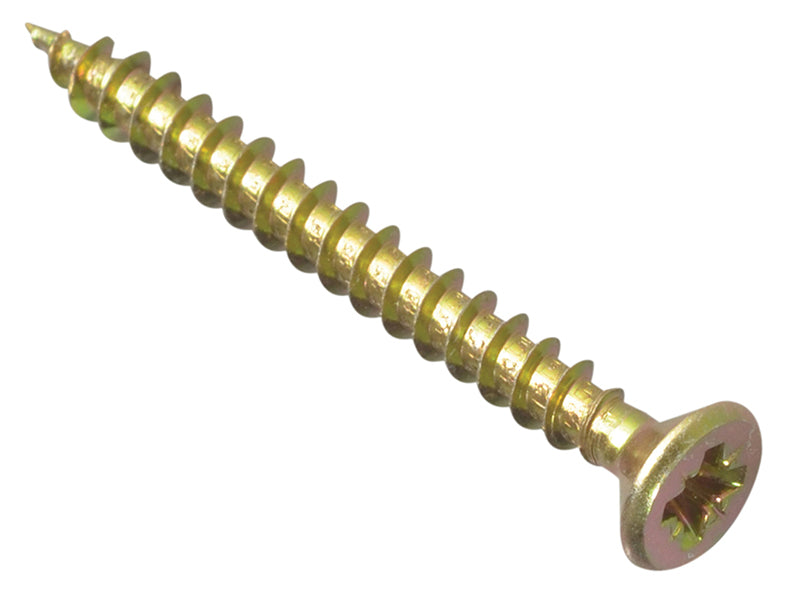 ForgeFix Multi-Purpose Pozi Compatible Screw CSK ST ZYP 4.5 x 45mm Box 200 FORMPS4545Y