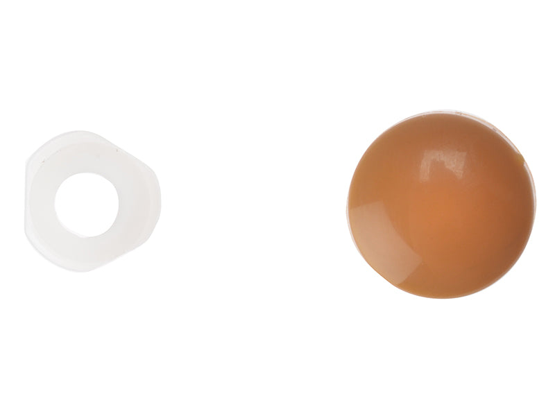 ForgeFix Domed Cover Cap Light Brown No.6-8 Bag 25 FORPDT4M