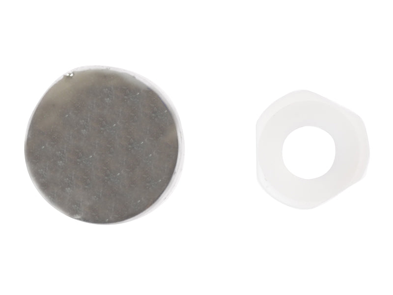 ForgeFix Domed Cover Cap Chrome Coloured No. 6-8 Bag 25 FORPDT5M