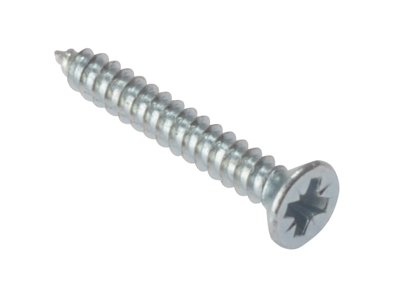 ForgeFix Self-Tapping Screw Pozi Compatible CSK ZP 1in x 6 Box 200 FORSTCK16Z