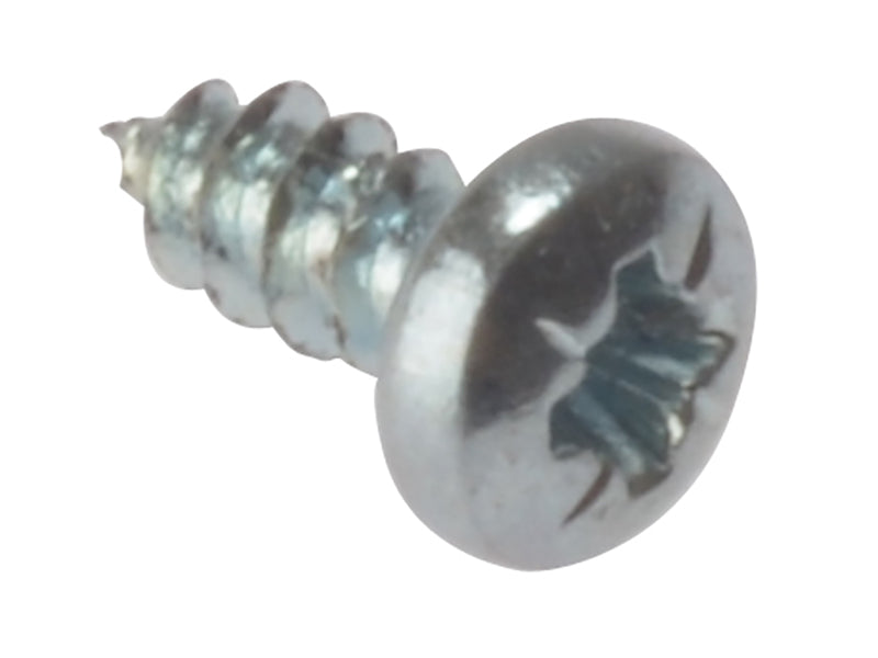 ForgeFix Self-Tapping Screw Pozi Compatible Pan Head ZP 1/2in x 6 Box 200 FORSTP126Z