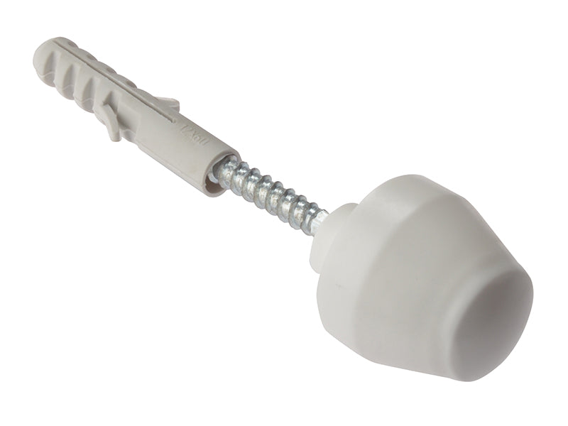 ForgeFix Sanitary Ware Fixing White Cap M8 x 100mm 1 Pair FORSW8100