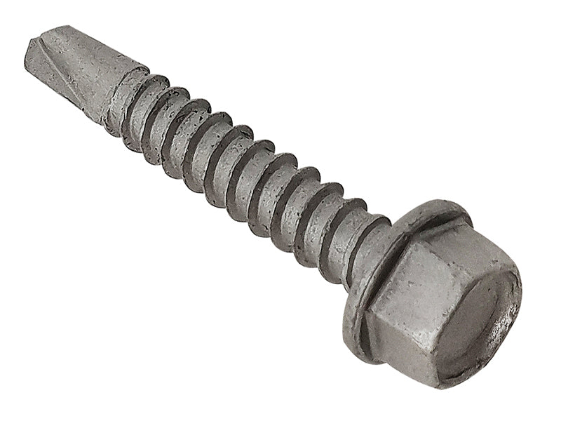 ForgeFix TechFast Roofing Sheet to Steel Hex Screw No.3 Tip 5.5 x 50mm Box 100 FORTFH5550L