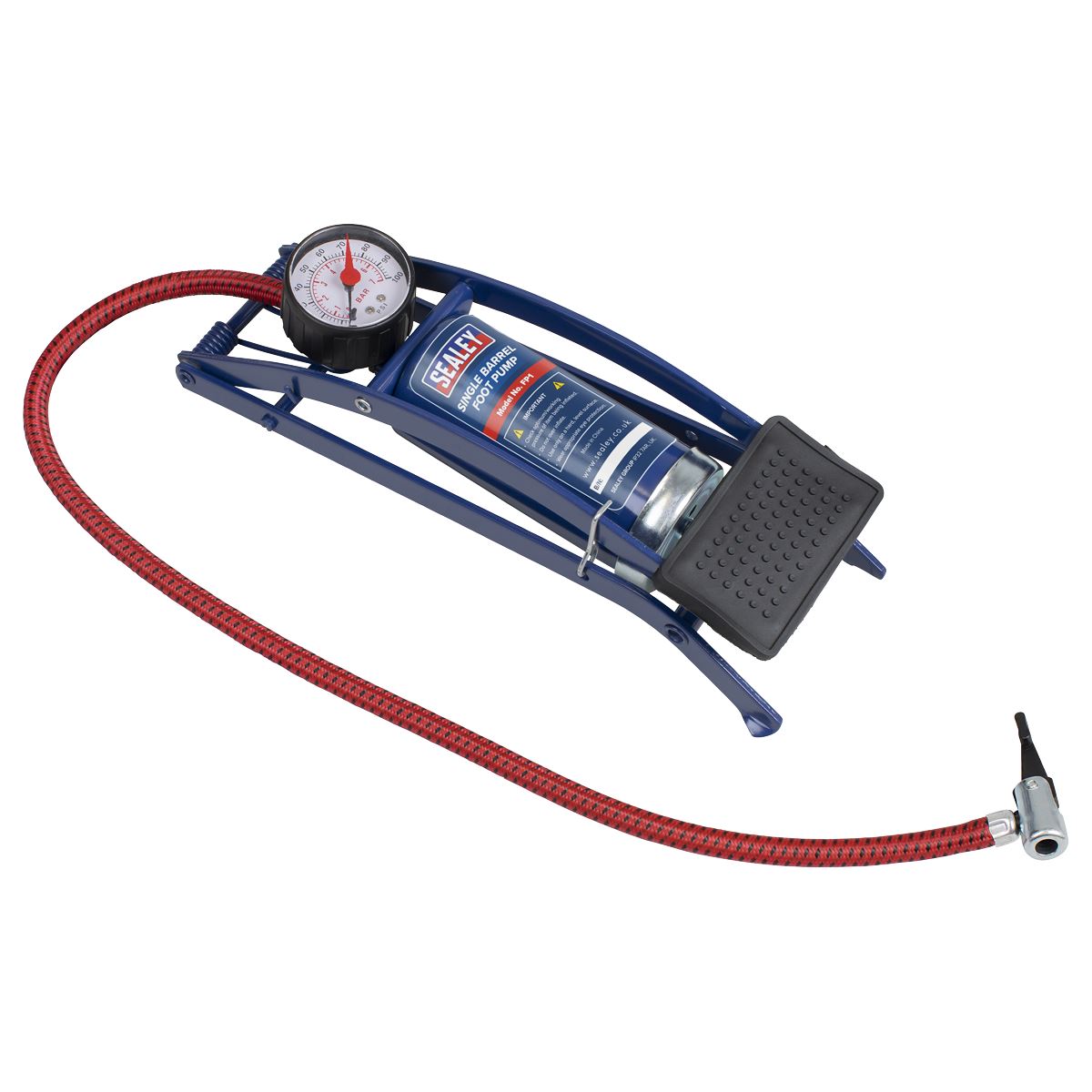 Sealey Foot Pump Single Barrel FP1