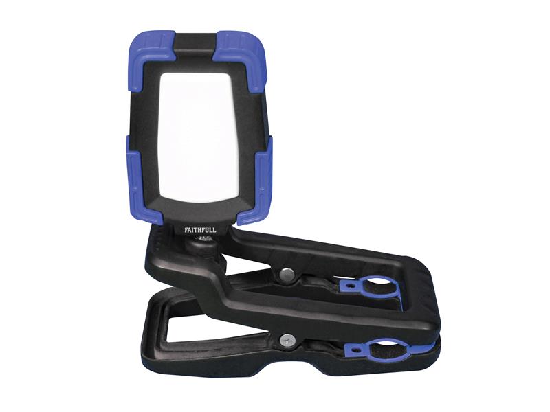 Faithfull Power Plus Rechargeable Clip Light 10W FPPCLIP10R