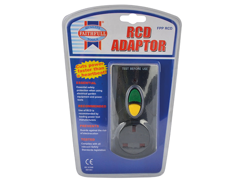 Faithfull Power Plus RCD Adaptor (Circuit Breaker) FPPRCD