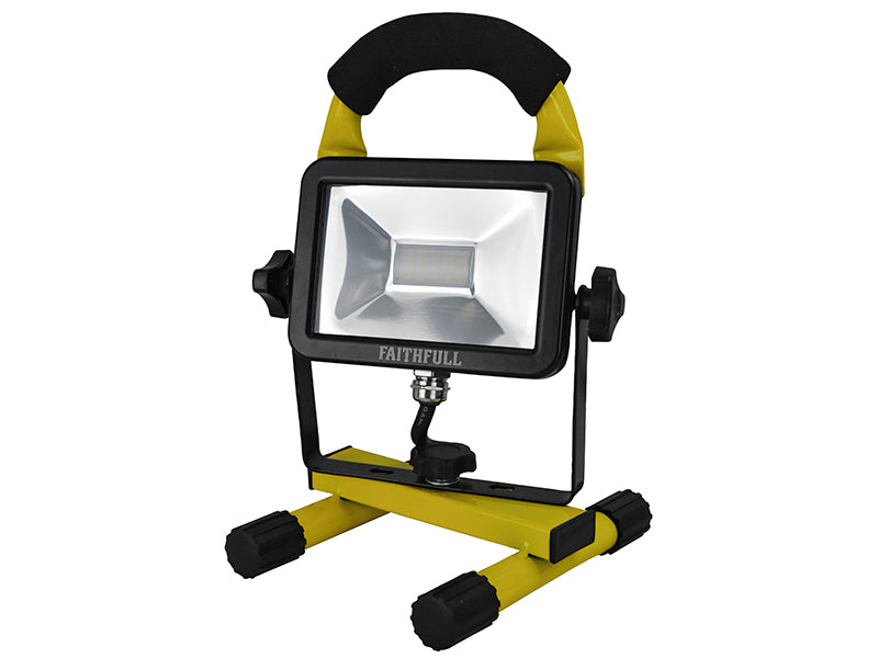 Faithfull Power Plus SMD LED Pod Site Flood Light 10W 900 Lumens 240V FPPSL10F