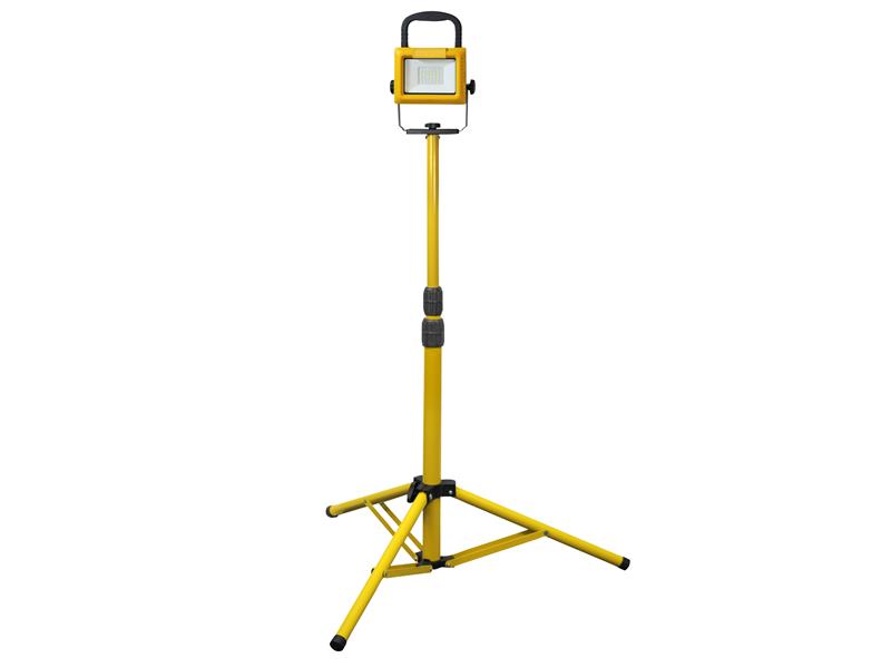 Faithfull Power Plus SMD LED Tripod Site Light 35W 110V FPPSLT35VL