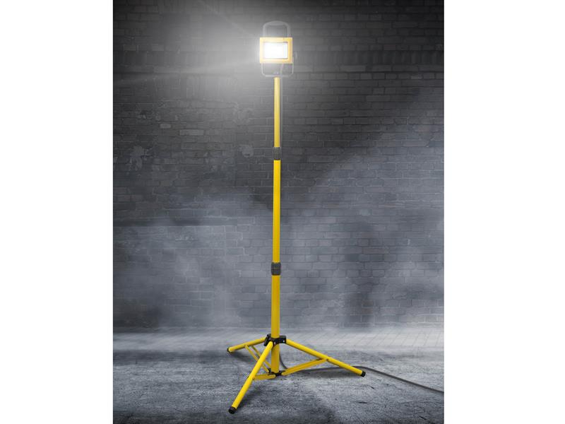 Faithfull Power Plus SMD LED Tripod Site Light 35W 110V FPPSLT35VL