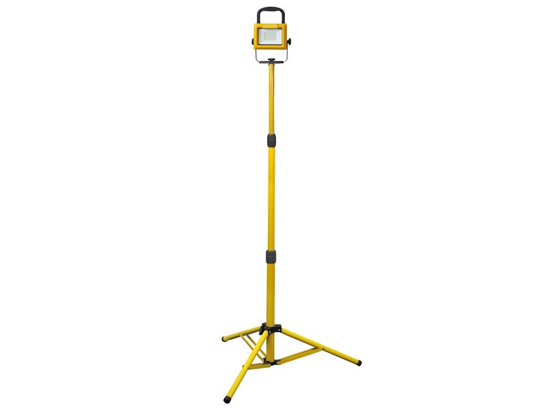 Faithfull Power Plus SMD LED Tripod Site Light 35W 110V FPPSLT35VL