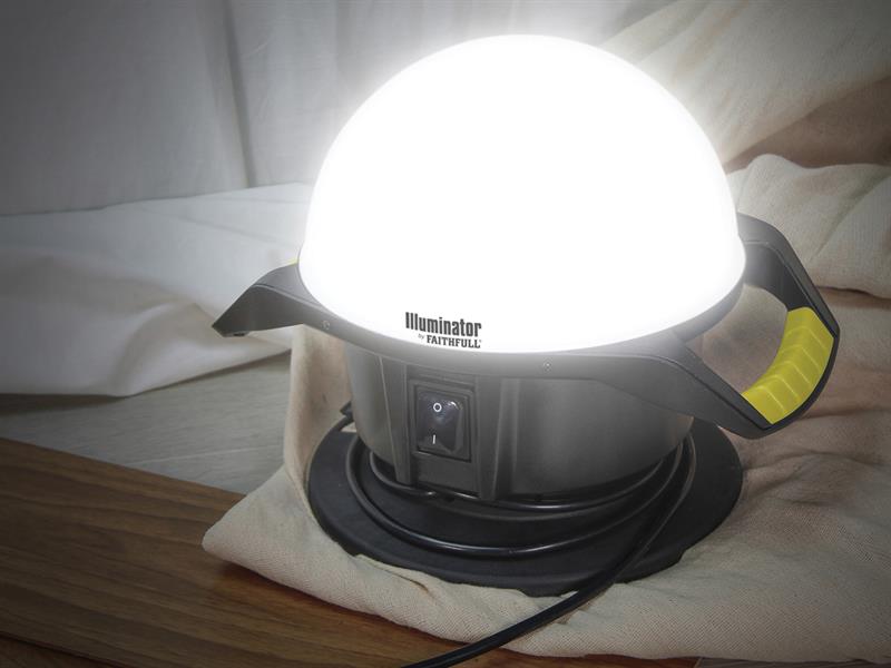Faithfull Power Plus Illuminator 360° LED Task Light 50W 110V FPPSLTL50L