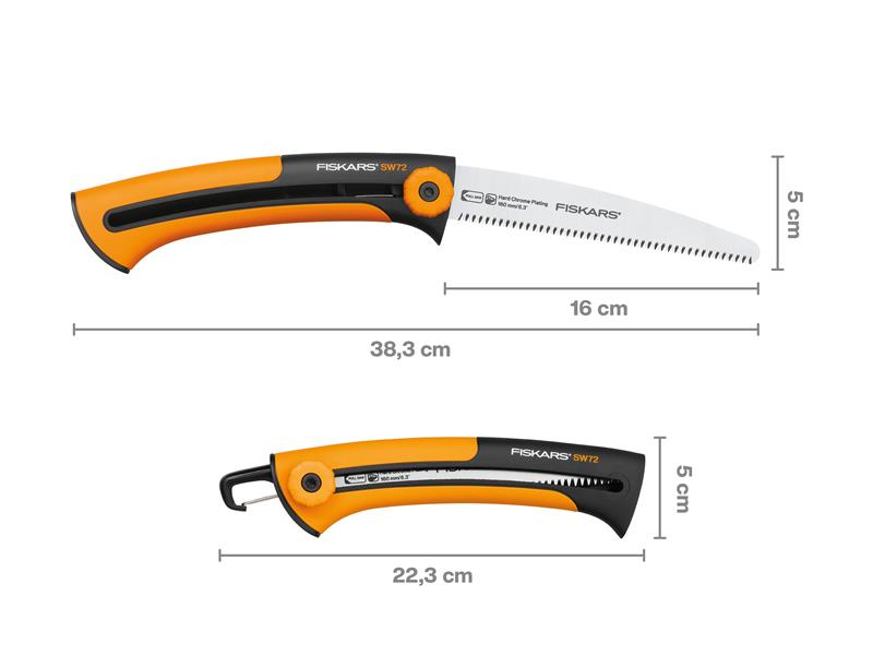Fiskars SW72 Builder's Pull Cut Saw For Dry Wood Boards And Strips FSK1000612