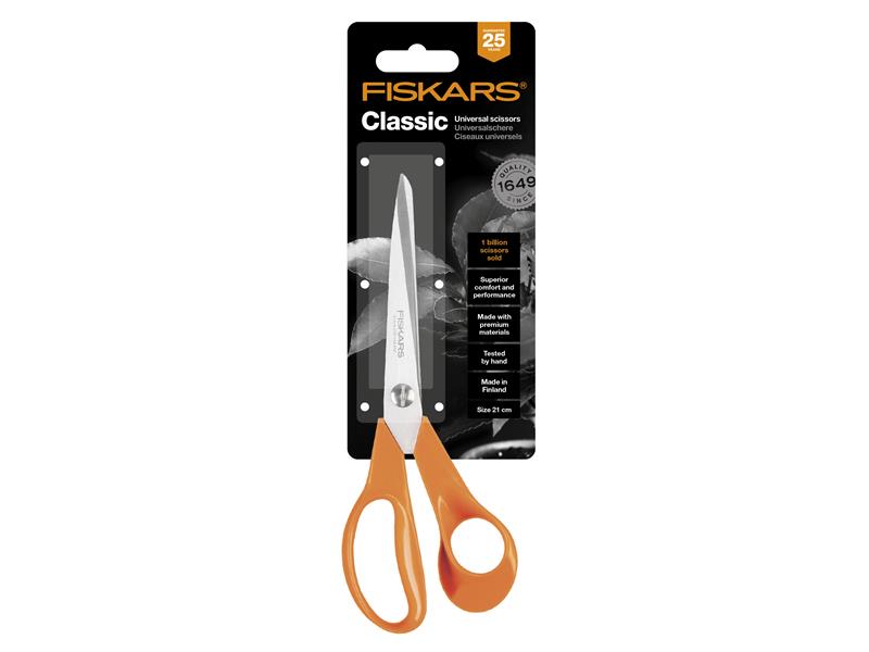 Fiskars Classic Universal Scissors 21cm Stainless Steel Blades FSK1001539