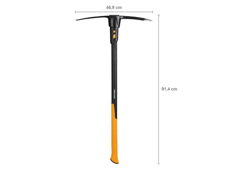 Fiskars Pick Mattock 2.27kg 5 lb Length 914mm Soft Grip Handle FSK1020166