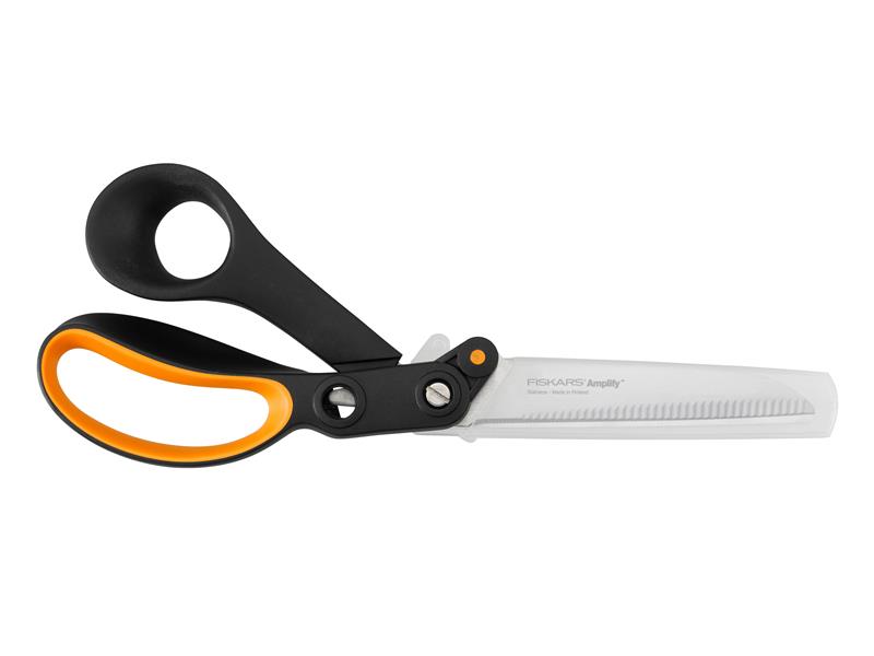 Fiskars Amplify Scissors 24cm Stainless Steel Blade Soft Grip Handle FSK1020223