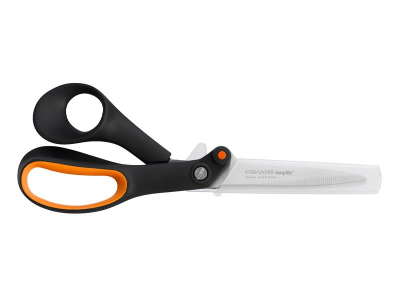Fiskars Amplify Scissors 21cm Stainless Steel Blade Soft Grip Handle FSK1020224