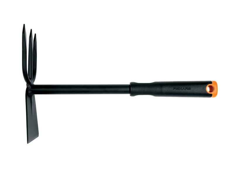 Fiskars Garden Cultivator Hoe Long Tines Ergonomic Handle FSK1027030
