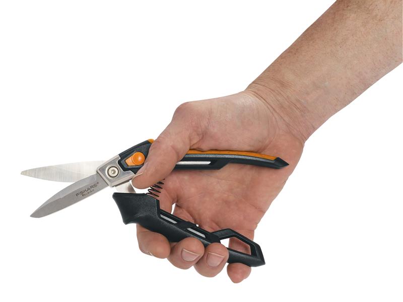 Fiskars Heavy Duty Utility Snips Stainless Steel Blade Serrated Edge FSK1027206