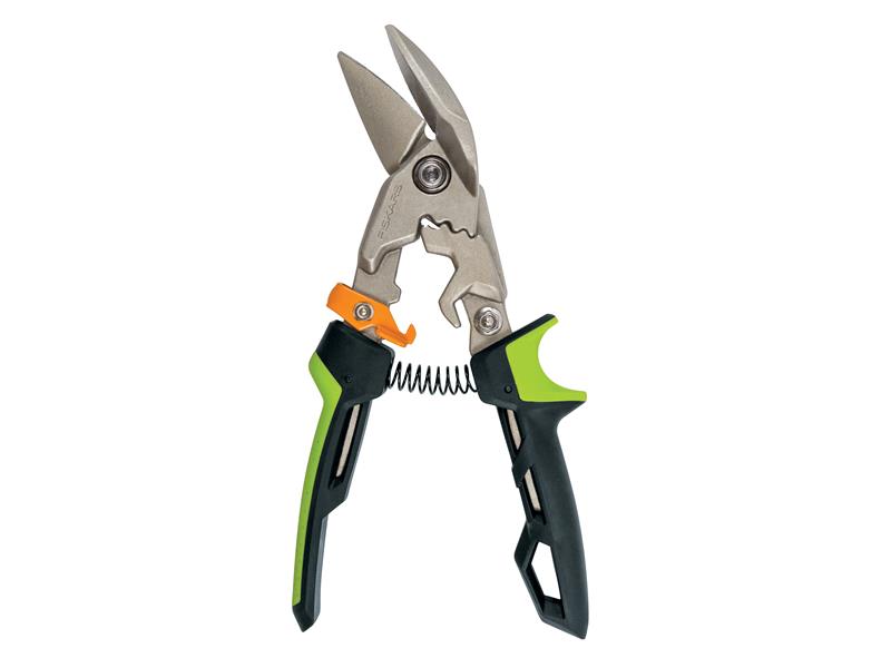 Fiskars Steel Cutting Aviation Snip Offset Right Cut 250mm 10in FSK1027210