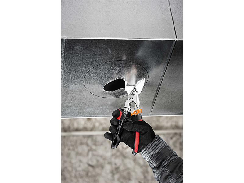 Fiskars Steel Cutting Aviation Snip Offset Left Cut 250mm 10in FSK1027211