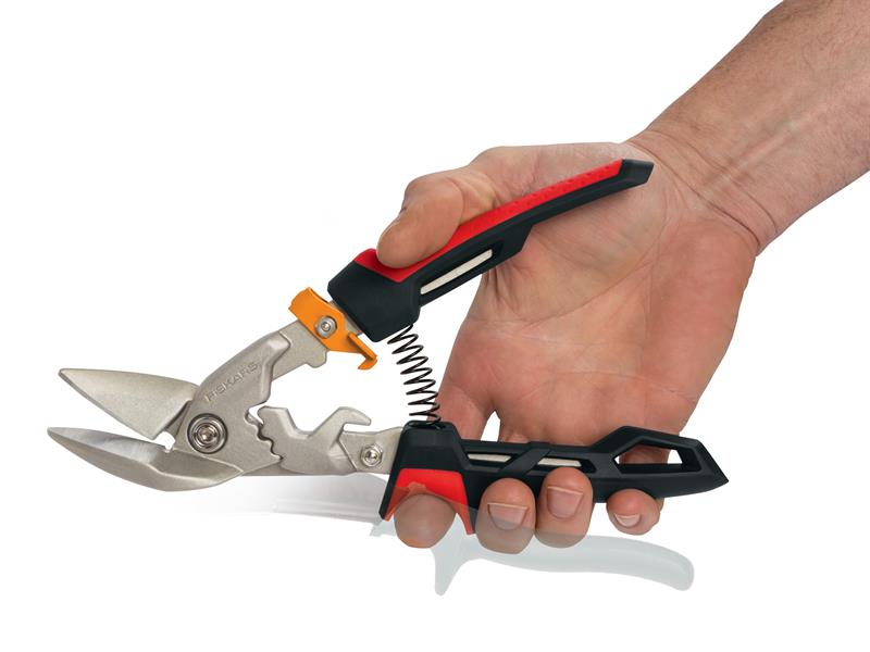 Fiskars Steel Cutting Aviation Snip Offset Left Cut 250mm 10in FSK1027211
