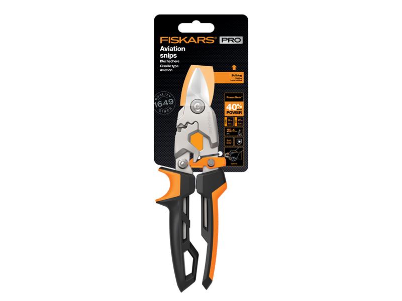 Fiskars Steel Cutting Bulldog Aviation Snips 250mm 10in FSK1027212