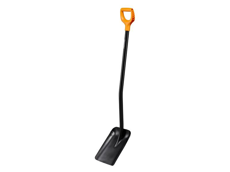 Fiskars Solid Metal Shovel D Handle Wide Scoop Welded Head FSK1066718