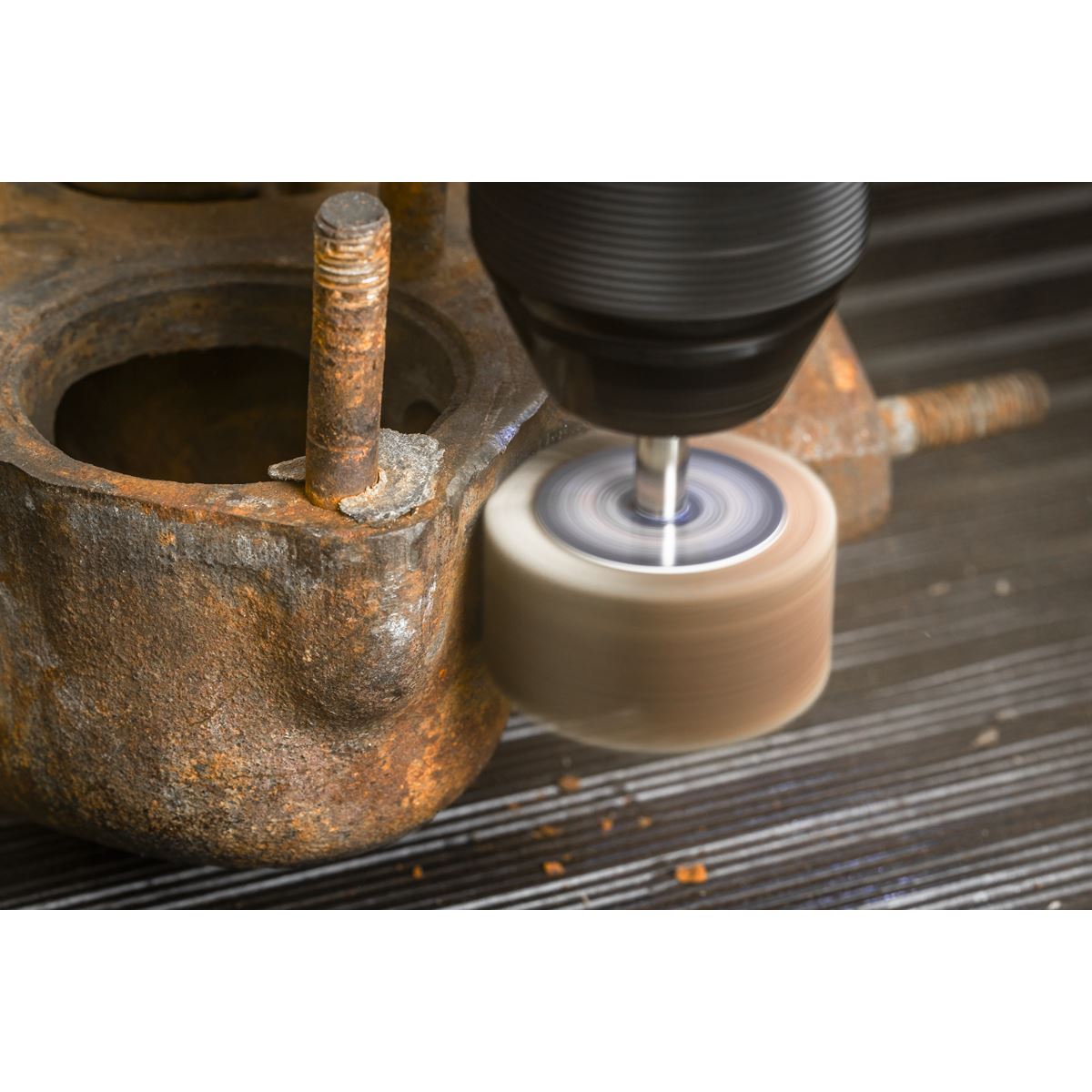 Sealey Flap Wheel �40 x 20mm 80Grit �6mm Shaft - Pack of 5 FW4020805