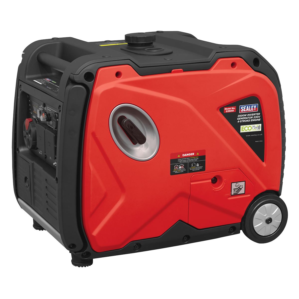 Sealey 3500W Inverter Generator 230V 4 Stroke Engine G3500I