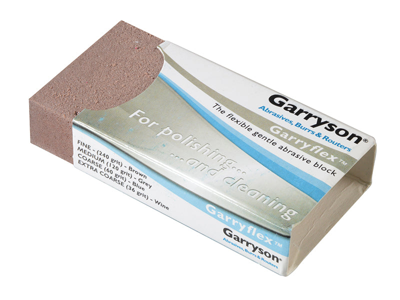 Garryson Garryflex™ Abrasive Block - Fine 240 Grit (Brown) GARABF
