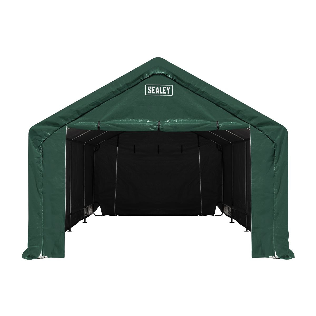 Sealey Car Port Shelter 4 x 8 x 3.05m Roll Down Door Size 2.1 x 2.05m GCP03