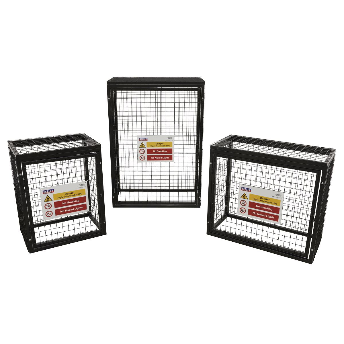 Sealey Safety Cage - 2 x 19kg Gas Cylinders GCSC219