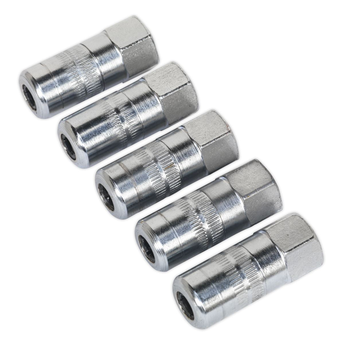 Sealey Hydraulic Connector 4-Jaw Heavy-Duty 1/8"BSP Pack of 5 GGE5