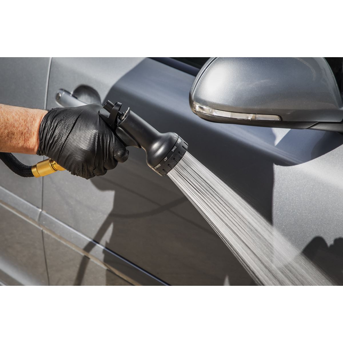 Sealey �17mm Expandable Garden Hose Black 15m Premium GH15E