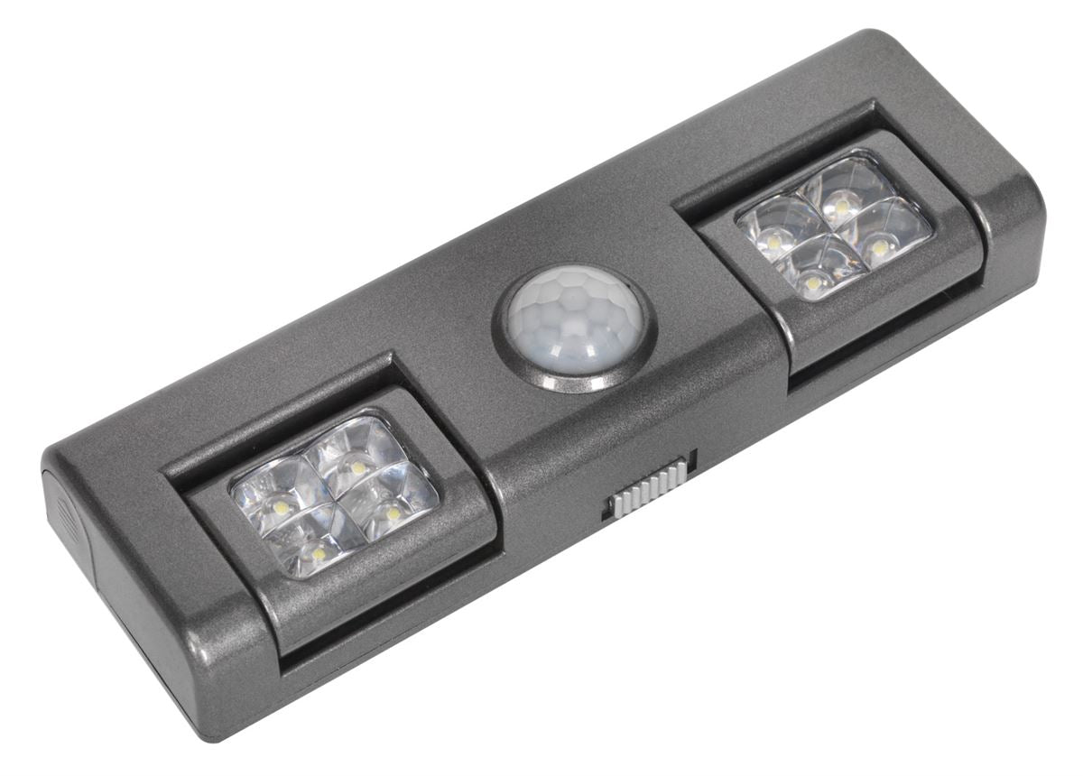 Sealey Auto Light 1W COB LED with PIR Sensor 3 x AA Cell GL93